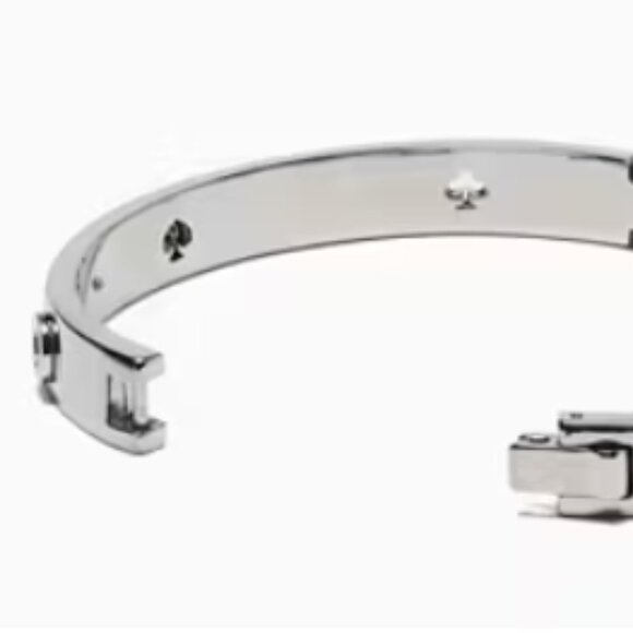 Kate Spade Spot the Spade Studded Hinged Bangle - Picture 3 of 4